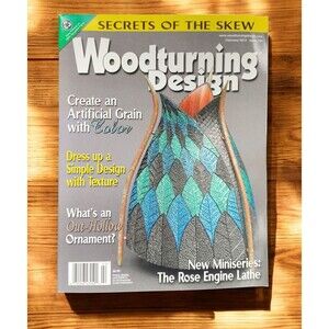 Woodturning Design Magazine Feb 2012 Wood Work Rose Engine Lathe Projects Crafts